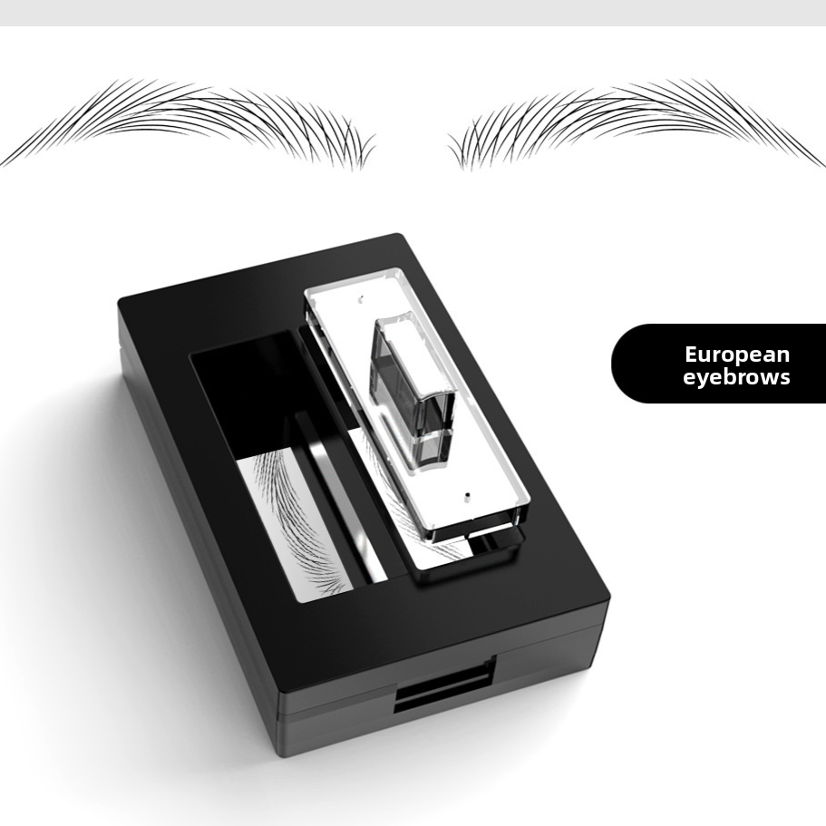 Precision Eyebrow & Lash Stamp Kit — Waterproof, Natural Finish