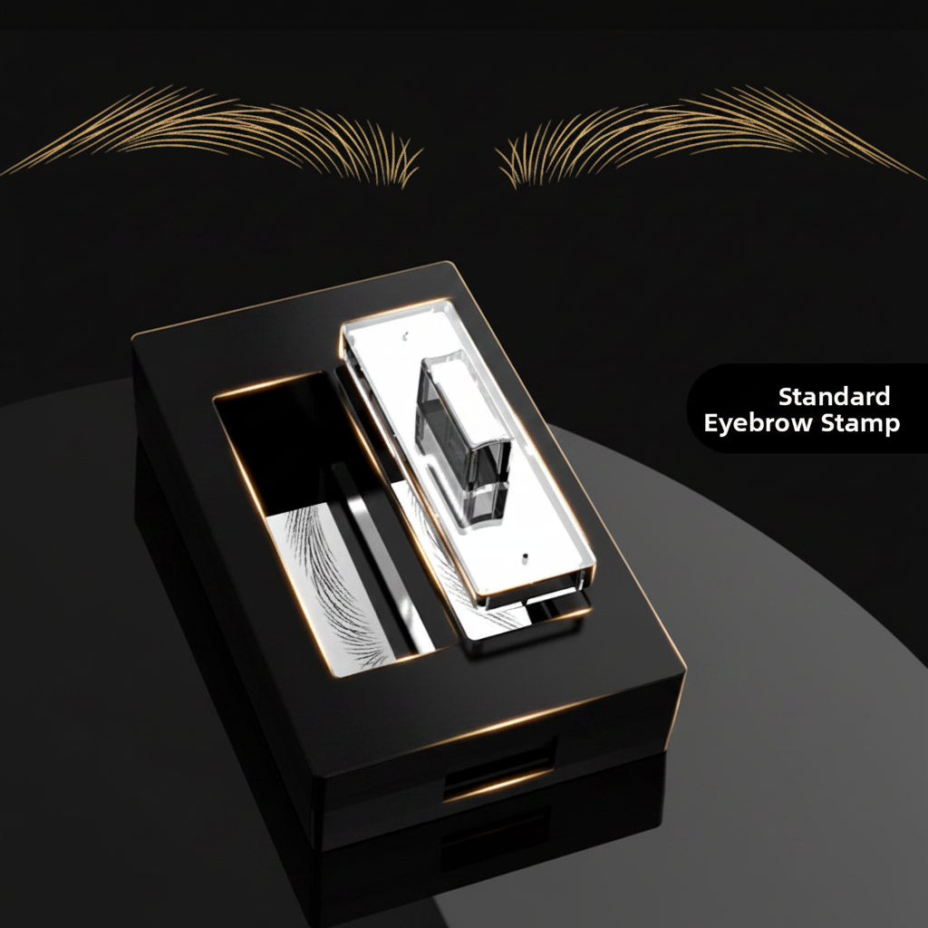 Precision Eyebrow & Lash Stamp Kit — Waterproof, Natural Finish