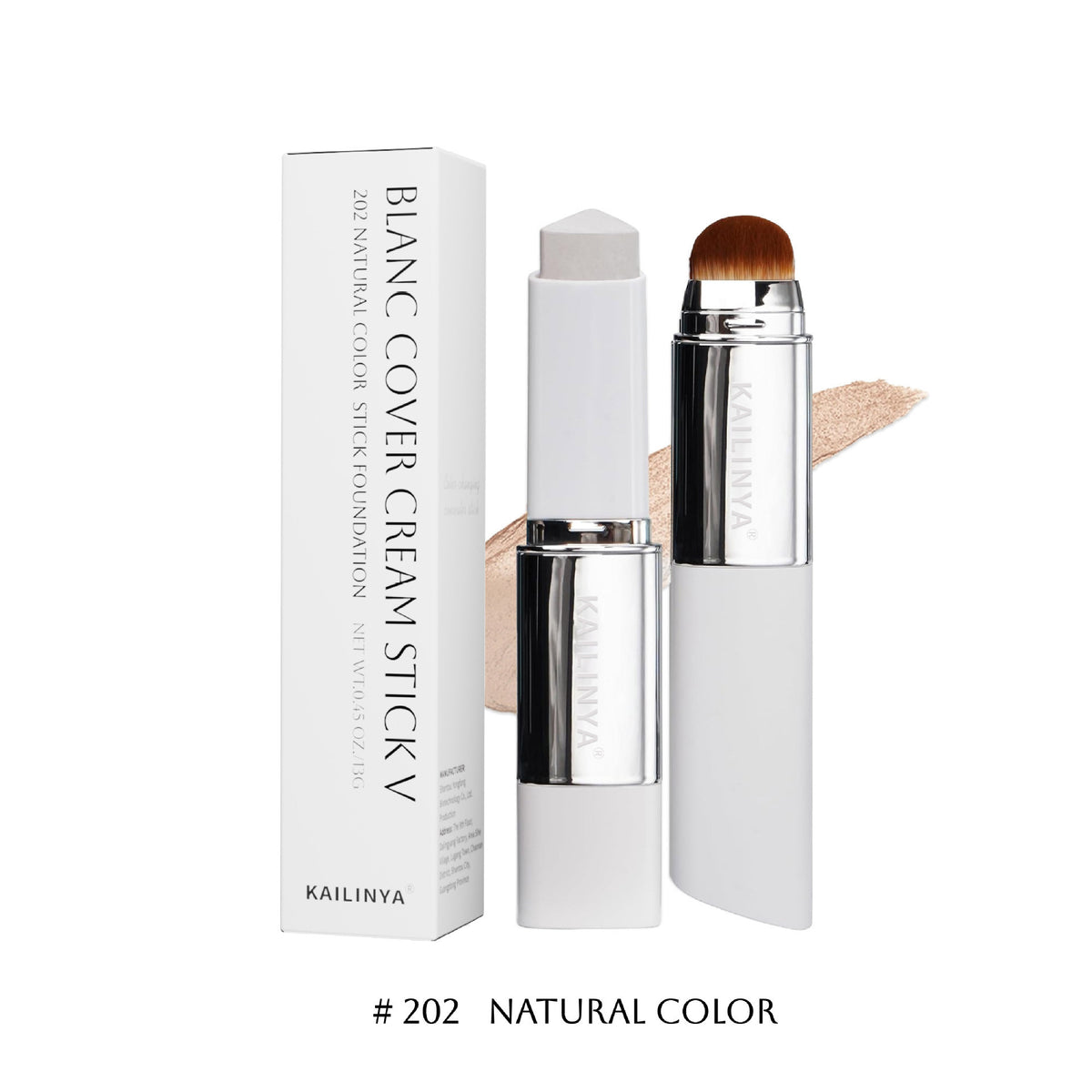 Dual-End Color-Changing Foundation Stick | Skin-Brightening, Lightweight Coverage, 13g
