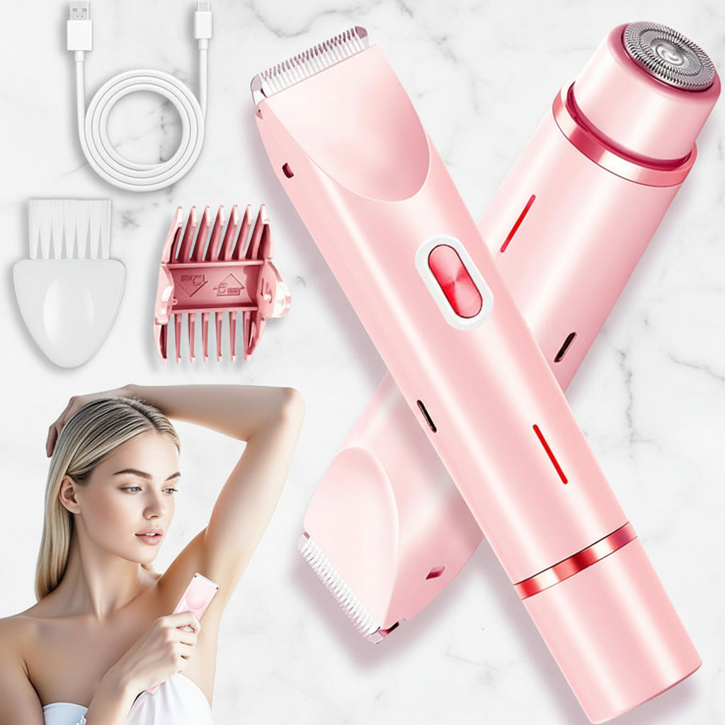 Silky Smooth Women's Body Shaver — Waterproof, Rechargeable & Wet/Dry Use