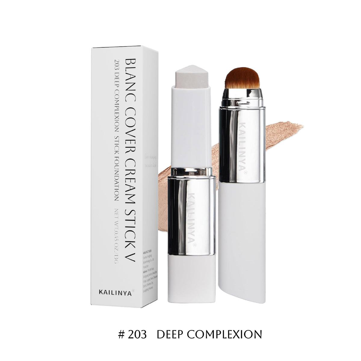 Dual-End Color-Changing Foundation Stick | Skin-Brightening, Lightweight Coverage, 13g
