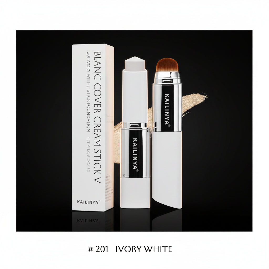 Dual-End Color-Changing Foundation Stick | Skin-Brightening, Lightweight Coverage, 13g