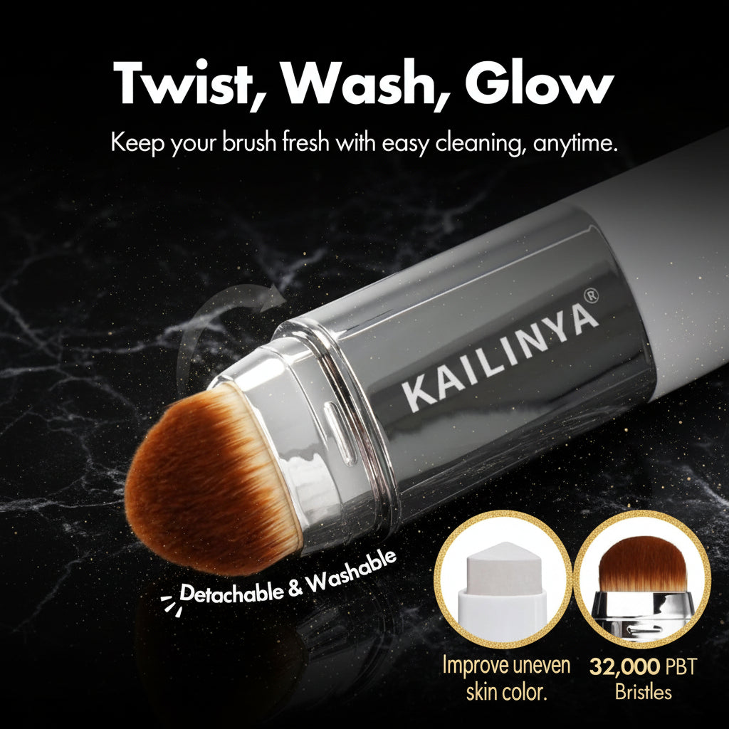 Dual-End Color-Changing Foundation Stick | Skin-Brightening, Lightweight Coverage, 13g