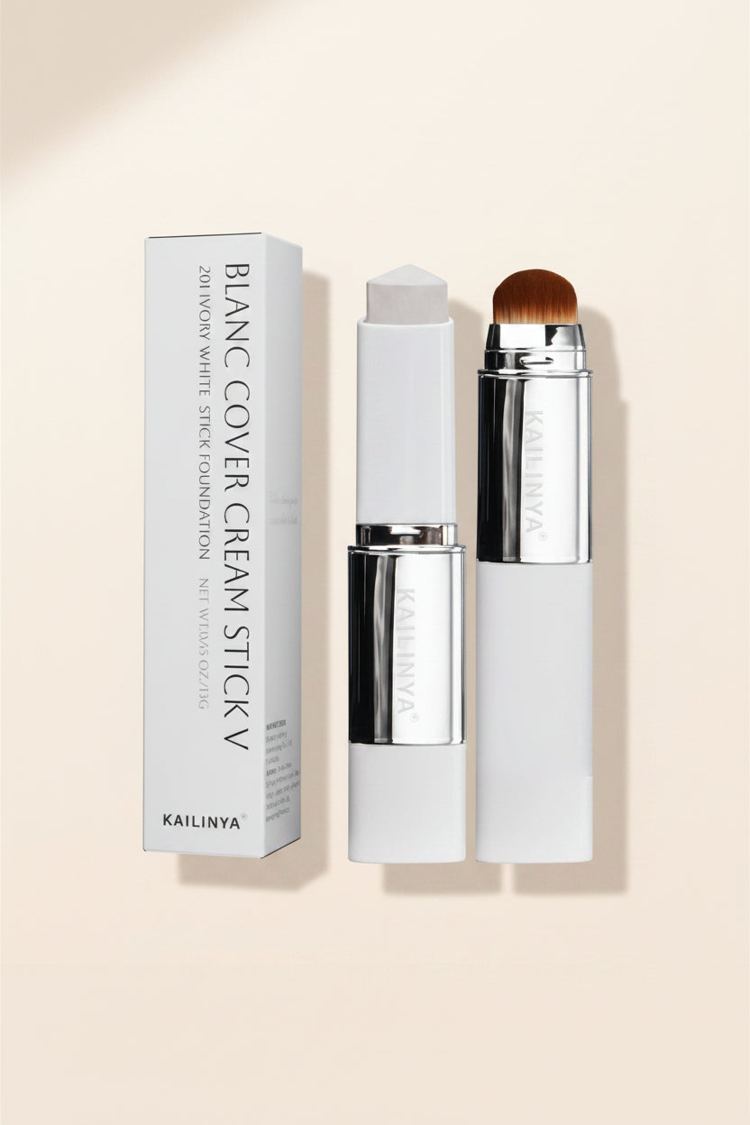 Dual-End Color-Changing Foundation Stick | Skin-Brightening, Lightweight Coverage, 13g