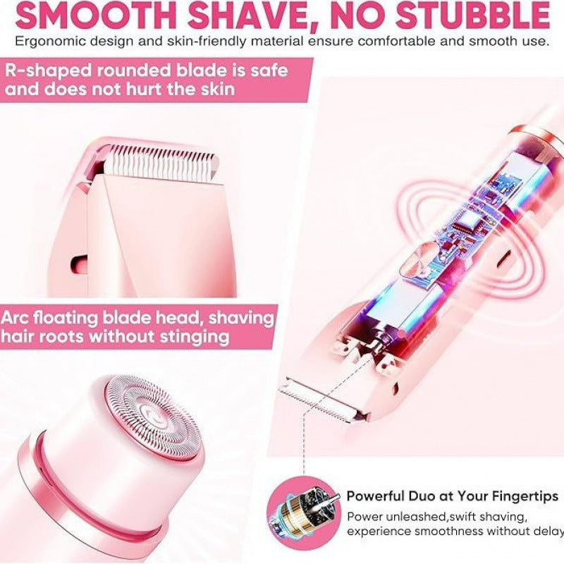 Silky Smooth Women's Body Shaver — Waterproof, Rechargeable & Wet/Dry Use